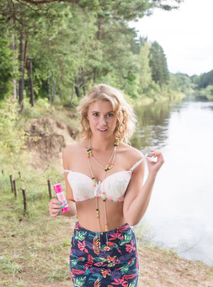 18 year old girl drips cum from tongue after having just lost her virginity